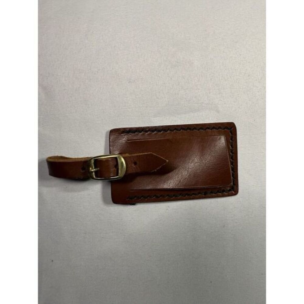El Dorado Hotel Large Leather Luggage Tag